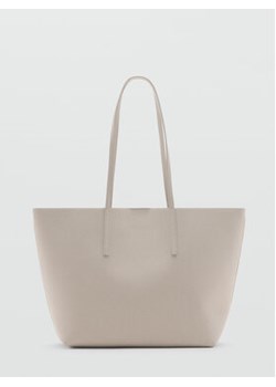 Mango Torebka Maribel 77010272 Écru ze sklepu MODIVO w kategorii Torby Shopper bag - zdjęcie 176957991