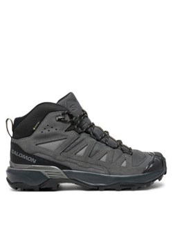 Salomon Trekkingi X Ultra 360 Leather Mid Gore-Tex L47570800 Czarny ze sklepu MODIVO w kategorii Buty trekkingowe męskie - zdjęcie 176961004