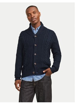 Jack&Jones Kardigan Craig 12258484 Granatowy Regular Fit ze sklepu MODIVO w kategorii Swetry męskie - zdjęcie 176966942