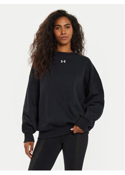 Under Armour Bluza UA Rival Fleece 1386463 Czarny Oversize ze sklepu MODIVO w kategorii Bluzy damskie - zdjęcie 176974723