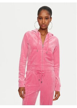 Juicy Couture Bluza Madison JCWA122001 Różowy Slim Fit ze sklepu MODIVO w kategorii Bluzy damskie - zdjęcie 176976842