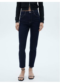 Mango Jeansy Newmom 77015650 Granatowy Mom Fit ze sklepu MODIVO w kategorii Jeansy damskie - zdjęcie 176988111