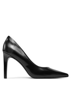 Calvin Klein Szpilki Heel Pump 90 - Brush L HW0HW02263 Czarny ze sklepu MODIVO w kategorii Czółenka - zdjęcie 176988363