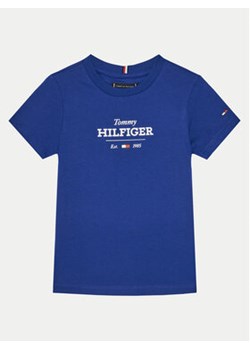 Tommy Hilfiger T-Shirt KB0KB09356 M Niebieski Regular Fit ze sklepu MODIVO w kategorii T-shirty chłopięce - zdjęcie 176992370