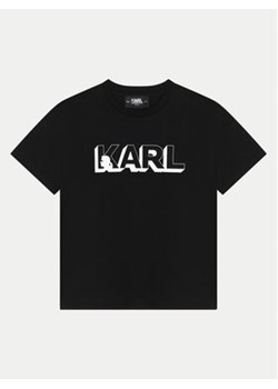 Karl Lagerfeld Kids T-Shirt Z30254 D Czarny Regular Fit ze sklepu MODIVO w kategorii T-shirty chłopięce - zdjęcie 176996950