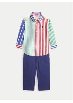 Polo Ralph Lauren Komplet koszula i spodnie materiałowe 320958600001 Kolorowy Regular Fit ze sklepu MODIVO w kategorii Komplety niemowlęce - zdjęcie 176998443