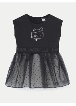 Karl Lagerfeld Kids Sukienka codzienna Z30278 M Czarny Regular Fit ze sklepu MODIVO w kategorii Sukienki niemowlęce - zdjęcie 176998603