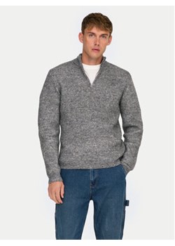 Only & Sons Sweter 22027686 Szary Regular Fit ze sklepu MODIVO w kategorii Swetry męskie - zdjęcie 177007124