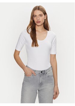 Calvin Klein T-Shirt K20K208050 Biały Slim Fit ze sklepu MODIVO w kategorii Bluzki damskie - zdjęcie 177011640