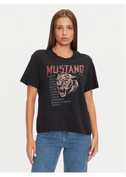 Mustang T-Shirt Floris 1015457 Czarny Relaxed Fit ze sklepu MODIVO w kategorii Bluzki damskie - zdjęcie 177019204