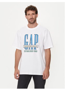 Gap T-Shirt 664006-01 Biały Regular Fit ze sklepu MODIVO w kategorii T-shirty męskie - zdjęcie 177020351