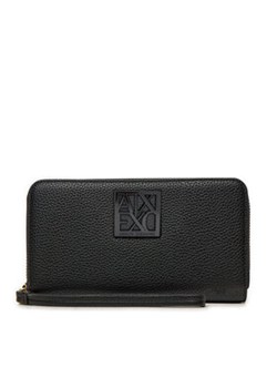 Armani Exchange Portfel damski XW000361 AF11902 UC001 Czarny ze sklepu MODIVO w kategorii Portfele damskie - zdjęcie 177021673