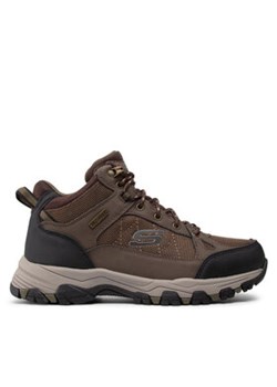 Skechers Trapery Melano 204477/CHOC Brązowy ze sklepu MODIVO w kategorii Buty trekkingowe męskie - zdjęcie 177024053