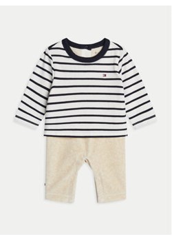 Tommy Hilfiger Komplet dziecięcy Nautical Stripe Mixed 1 Piece KN0KN01938 Biały Regular Fit ze sklepu MODIVO w kategorii Komplety niemowlęce - zdjęcie 177024173