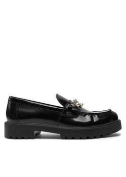 Tory Burch Lordsy Embellished Classic Lug Loafer 165828 Czarny ze sklepu MODIVO w kategorii Lordsy damskie - zdjęcie 177026370