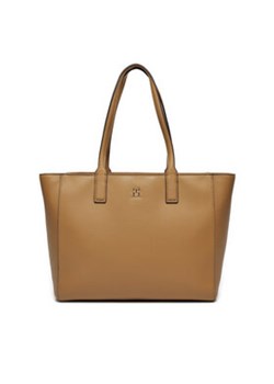 Tommy Hilfiger Torebka AW0AW16905 Beżowy ze sklepu MODIVO w kategorii Torby Shopper bag - zdjęcie 177028694