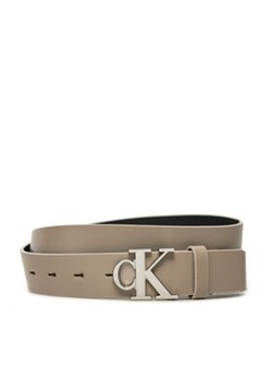 Calvin Klein Pasek Damski K60K612289 Beżowy ze sklepu MODIVO w kategorii Paski damskie - zdjęcie 177035743