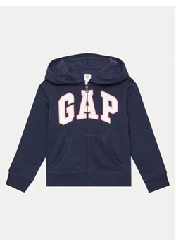 Gap Bluza 692277-26 Granatowy Regular Fit ze sklepu MODIVO w kategorii Bluzy chłopięce - zdjęcie 177040270