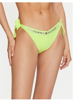 Tommy Hilfiger Dół od bikini UW0UW04497 Zielony ze sklepu MODIVO w kategorii Stroje kąpielowe - zdjęcie 177040710