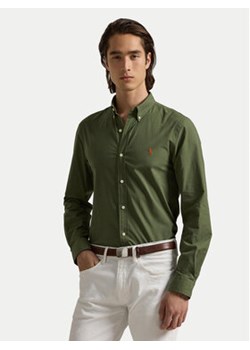 Polo Ralph Lauren Koszula 710929349005 Zielony Custom Fit ze sklepu MODIVO w kategorii Koszule męskie - zdjęcie 177042900