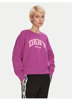 DKNY Sport Bluza DP4T9944 Różowy Loose Fit ze sklepu MODIVO w kategorii Bluzy damskie - zdjęcie 177043712