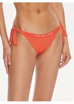 Tommy Hilfiger Dół od bikini UW0UW05260 Czerwony ze sklepu MODIVO w kategorii Stroje kąpielowe - zdjęcie 177051061