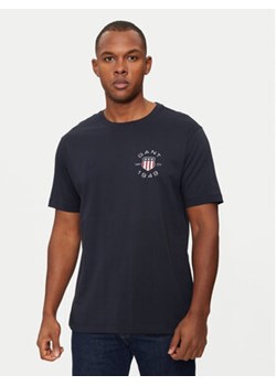 Gant T-Shirt 2003269 Granatowy Regular Fit ze sklepu MODIVO w kategorii T-shirty męskie - zdjęcie 177053344