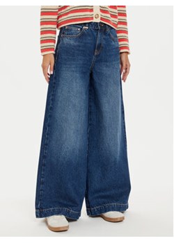 United Colors Of Benetton Jeansy 45F8DE01Z Granatowy Wide Leg ze sklepu MODIVO w kategorii Jeansy damskie - zdjęcie 177064551