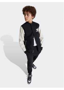 adidas Kurtka bomber adicolor IY7505 Czarny Regular Fit ze sklepu MODIVO w kategorii Kurtki chłopięce - zdjęcie 177065610