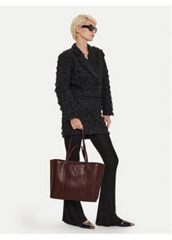 PINKO Torebka Miranda Shopper Big AI 24-25 PLTT 104514 A29O Bordowy ze sklepu MODIVO w kategorii Torby Shopper bag - zdjęcie 177067524