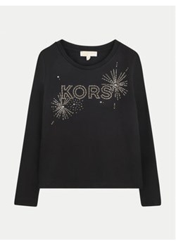 MICHAEL KORS KIDS Bluzka R30142 M Czarny Regular Fit ze sklepu MODIVO w kategorii Bluzki dziewczęce - zdjęcie 177070244