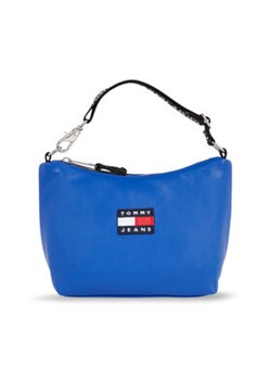 Tommy Jeans Torebka Tjw Heritage Shoulder Bag AW0AW15409 Niebieski ze sklepu MODIVO w kategorii Torby Shopper bag - zdjęcie 177071214