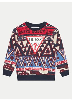 Guess Bluza N4BQ01 KAD73 Kolorowy Regular Fit ze sklepu MODIVO w kategorii Bluzy chłopięce - zdjęcie 177076614