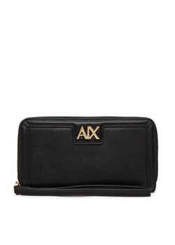 Armani Exchange Duży Portfel Damski 948451 4R731 Czarny ze sklepu MODIVO w kategorii Portfele damskie - zdjęcie 177077192