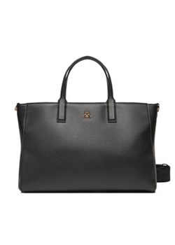 Tommy Hilfiger Torebka AW0AW17330 Czarny ze sklepu MODIVO w kategorii Torby Shopper bag - zdjęcie 177083304