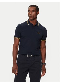 Boss Polo Paul 50506193 Granatowy Slim Fit ze sklepu MODIVO w kategorii T-shirty męskie - zdjęcie 177088132