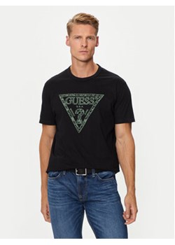 Guess T-Shirt M4YI26 K8FQ4 Czarny Regular Fit ze sklepu MODIVO w kategorii T-shirty męskie - zdjęcie 177089471