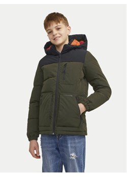 Jack&Jones Junior Kurtka puchowa Otto 12258547 Zielony Regular Fit ze sklepu MODIVO w kategorii Kurtki chłopięce - zdjęcie 177091310