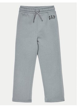 Gap Spodnie materiałowe 645346-02 Szary Regular Fit ze sklepu MODIVO w kategorii Spodnie dziewczęce - zdjęcie 177093850