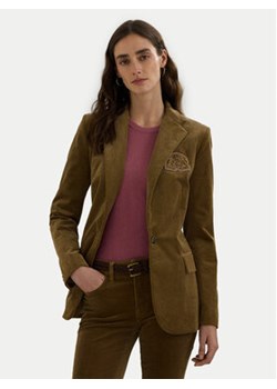 LAUREN RALPH LAUREN Marynarka 200956574002 Brązowy Regular Fit ze sklepu MODIVO w kategorii Marynarki damskie - zdjęcie 177096901