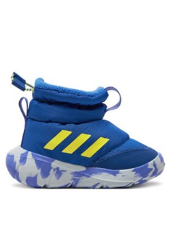 adidas Śniegowce Monofit Boot Shoes Kids IE6020 Niebieski ze sklepu MODIVO w kategorii Buty zimowe dziecięce - zdjęcie 177097230