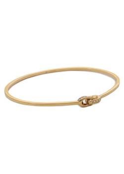 Coach Bransoletka Interlock Pave C Bangle Bracelet 37440615GLD710 Złoty ze sklepu MODIVO w kategorii Bransoletki - zdjęcie 177097773