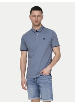 Only & Sons Polo Fletcher 22024827 Niebieski Regular Fit ze sklepu MODIVO w kategorii T-shirty męskie - zdjęcie 177108431