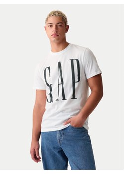 Gap T-Shirt 866774-01 Biały Regular Fit ze sklepu MODIVO w kategorii T-shirty męskie - zdjęcie 177109763