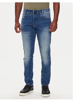 G-Star Raw Jeansy D-Staq D06761-8968 Granatowy Slim Fit ze sklepu MODIVO w kategorii Jeansy męskie - zdjęcie 177112203