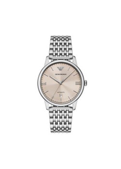 Emporio Armani Zegarek Mesh Automatic AR60082 Srebrny ze sklepu MODIVO w kategorii Zegarki - zdjęcie 177114410