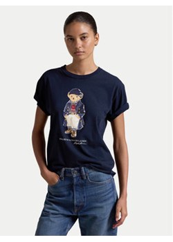 Polo Ralph Lauren T-Shirt 211947944001 Granatowy Regular Fit ze sklepu MODIVO w kategorii Bluzki damskie - zdjęcie 177120042