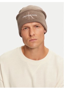 Calvin Klein Czapka Mono Logo Embro K50K512460 Brązowy ze sklepu MODIVO w kategorii Czapki zimowe męskie - zdjęcie 177123992