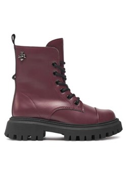 Geox Kozaki J Maquinnens Girl J46M6B 000CN C7357 M Bordowy ze sklepu MODIVO w kategorii Buty zimowe dziecięce - zdjęcie 177125643