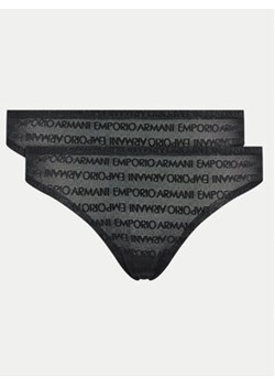 Emporio Armani Underwear Komplet 2 par stringów 163333 3F204 00020 Czarny ze sklepu MODIVO w kategorii Majtki damskie - zdjęcie 177128993